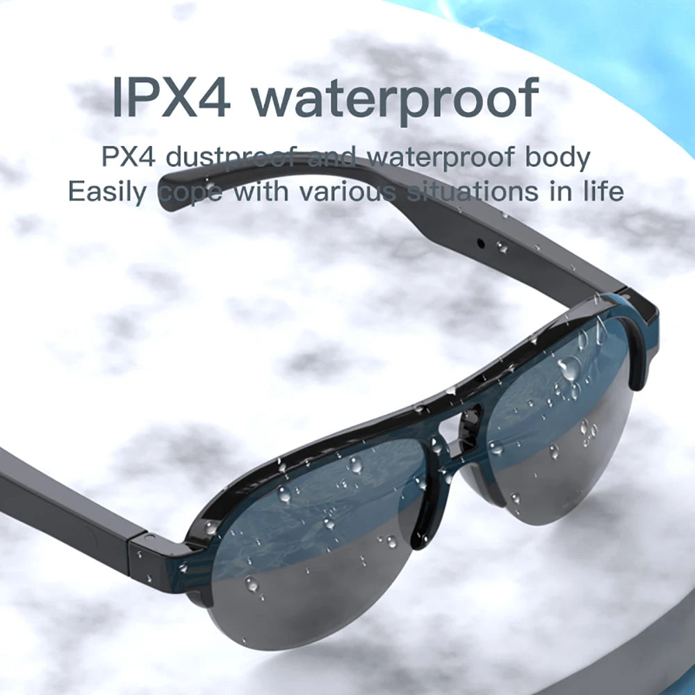 Smart Wireless Bluetooth Glasses Outdoor Sunglasses Bluetooth 5.4 Call Outdoor Sports Headphones Waterproof Anti-UV Sunglasses