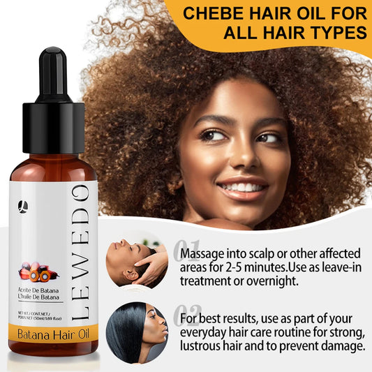 Natural Batana Oil For Hair Growth Anti-Hair Loss Strengthen Roots Repair Damaged Dry Hair Care Essence Oil Eliminate Split Ends