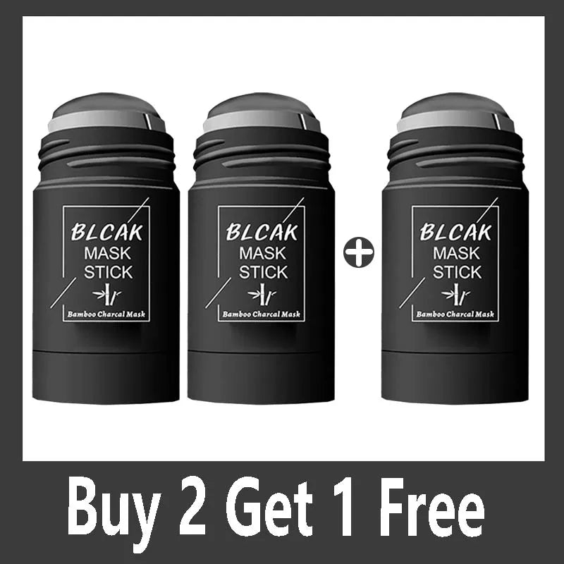 Solid facial mask Stick Green Tea Honey Peach Cleaning Pore Moisturizing Long Charcoal Eggplant Mud Film