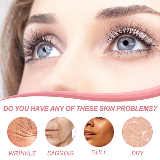 EELHOE 5 in 1 Face Serum Anti-Wrinkle Collagen Boost Fade Dark Spots Remover Whiten Skin Moisturizing Face Pore Shrinking Serum