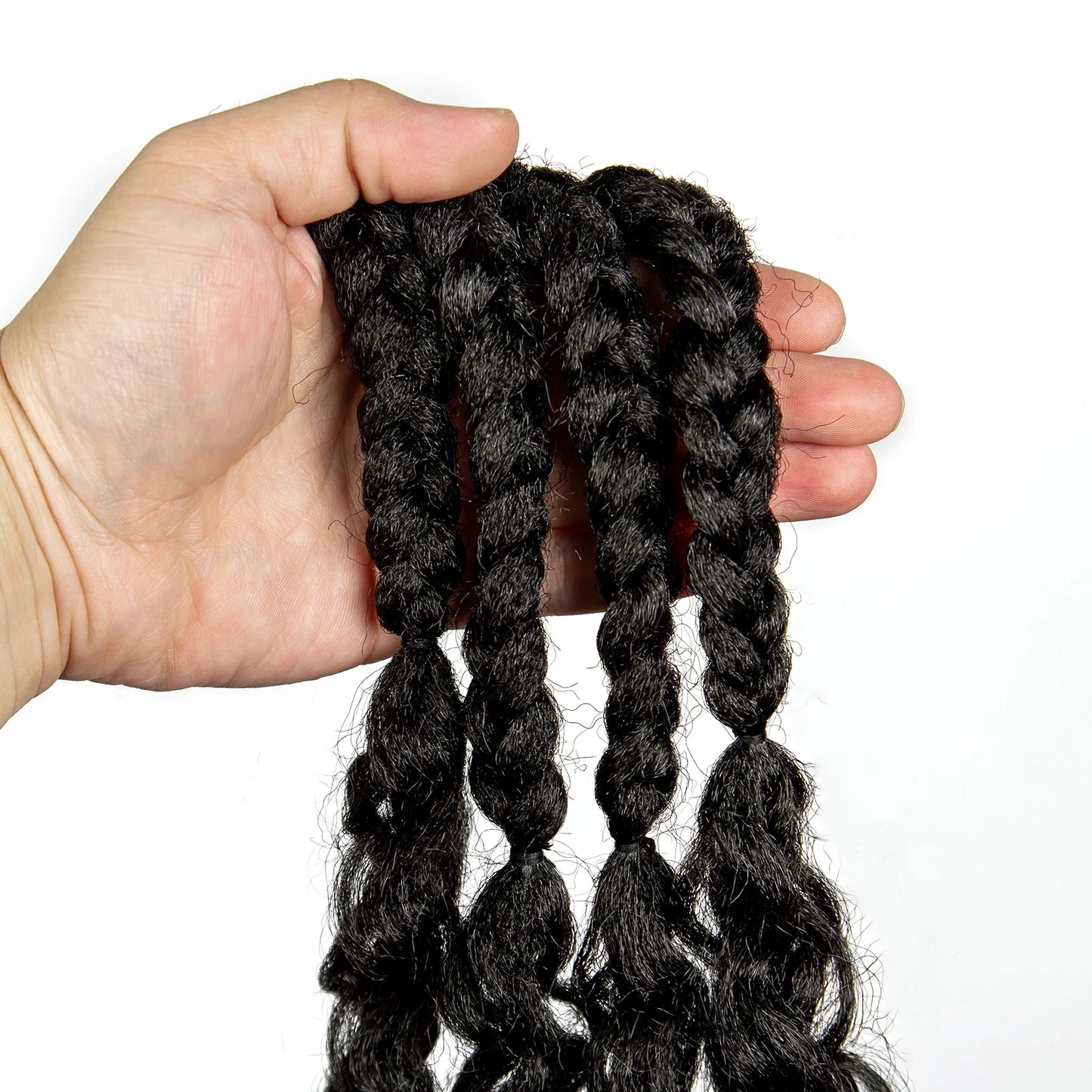 Synthetic Full HD Lace Braided Wigs with Baby Hair Curly Box Braids Wig for Black Women 38 Inches Lace Frontal Cornrow Hair Wig