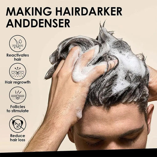 Spartan Root Activator Shampoo Hair Regrowth Non-irritating Fluffy Nourishing Shampoo Anti Hair Loss Shampoo Hair Care Product