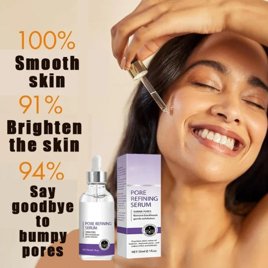 Say goodbye to pore thinning, skin texture, powerful pore shrinking essence, and tighten and relieve large facial pores