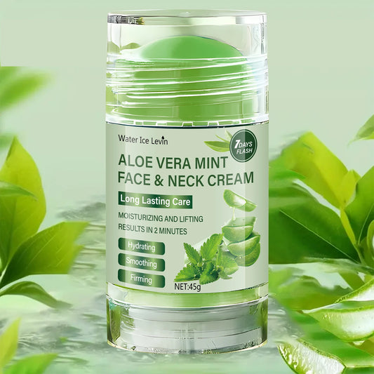 45g Aloe Vera Facial Firming Cream, Natural Aloe Vera Essence, Gentle and Skin Friendly, Effectively Diminishes Fine Lines, Firms Skin, Moisturizes Skin,