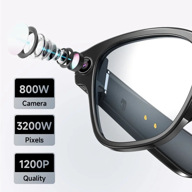 Xiaomi L801 AI Smart Glasses 800W HD Camera Music Bluetooth Sunglasses Shoot Audio Listen To Music Meeting Of The Meeting