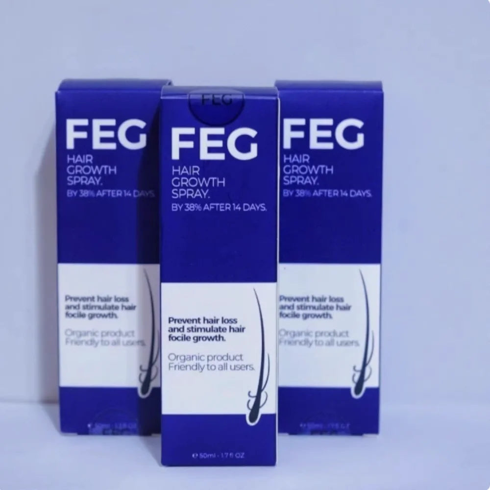 FEG Anti-Hair Growth Spray Ownning Longer Thicker And Healthier Stimulate Hair Focile For Precent Hair Loss Growth Hair Care