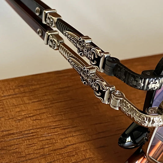 2025 New Fashionable Pure Titanium Women's Glasses Frame Men's Retro Square Myopia Anti Blue Light Optical Prescription Eyeglass