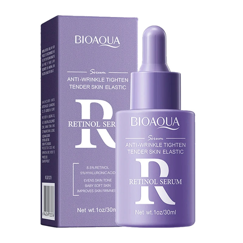 BIOAQUA Retinol Vitamin C Hyaluronic Acid Serum for Face Moisturizing Whitening Anti Wrinkles Facial Essence Face Skin Care