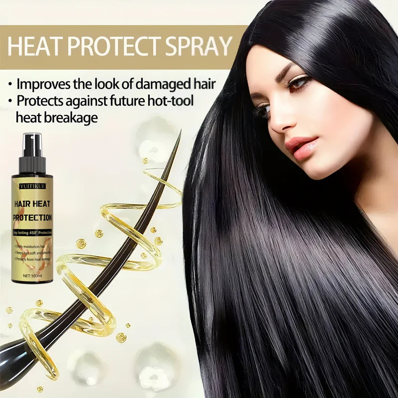 YUITIKUE Hair Oil deeply moisturizes hair, making it soft and smooth, and protects it from heat damage.