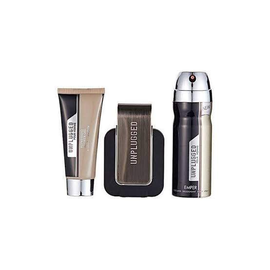 Unplugged perfume set bottle