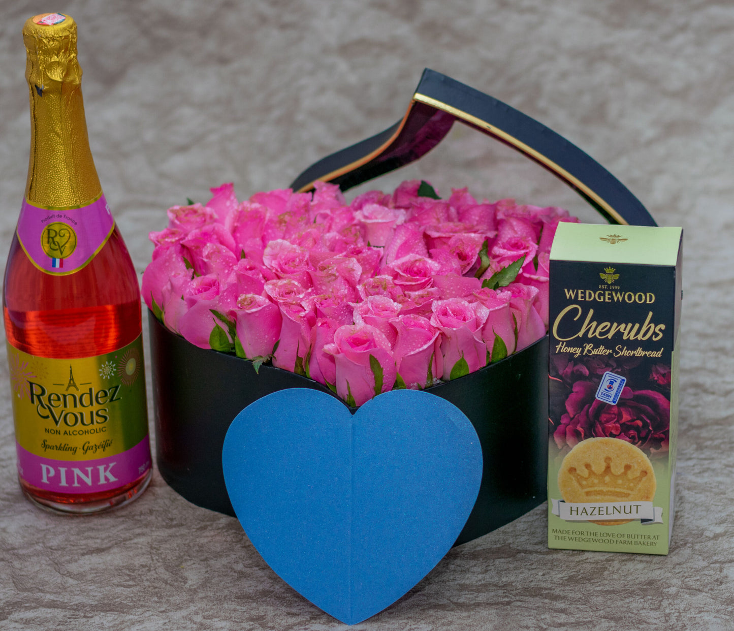 A Flower Box, Wedgewood Cherubs Hazelnut and Wine