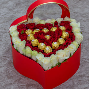 Accomplish Flower Box and Chocolates