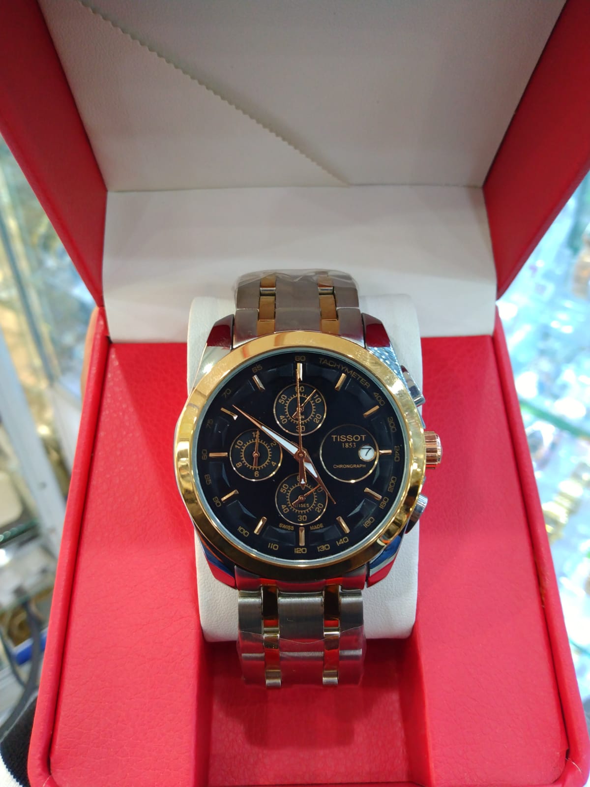 Tissot Gents Luxury Automatic Watch – Original Swiss Men’s Wristwatch with Stainless Steel Case, Waterproof Design, Date Display, Durable Strap, Elegant Business & Casual Fashion Timepiece