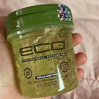 ECO STYLE Professional Styling Gel Olive Oil - All Hair Types - Repairs Conditions Defines Moisturizes Soothes Shines - Ecoco