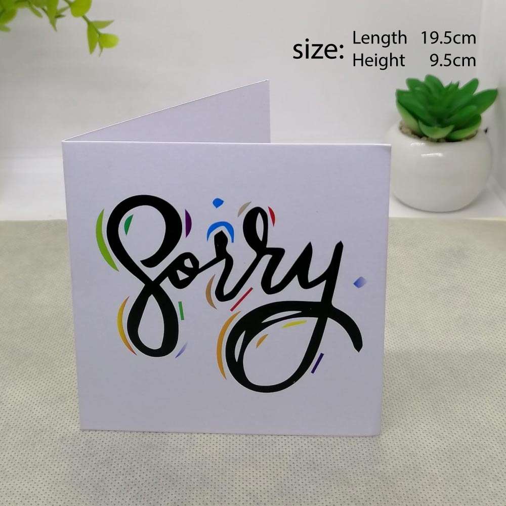 Apology Card Unique Gifts
