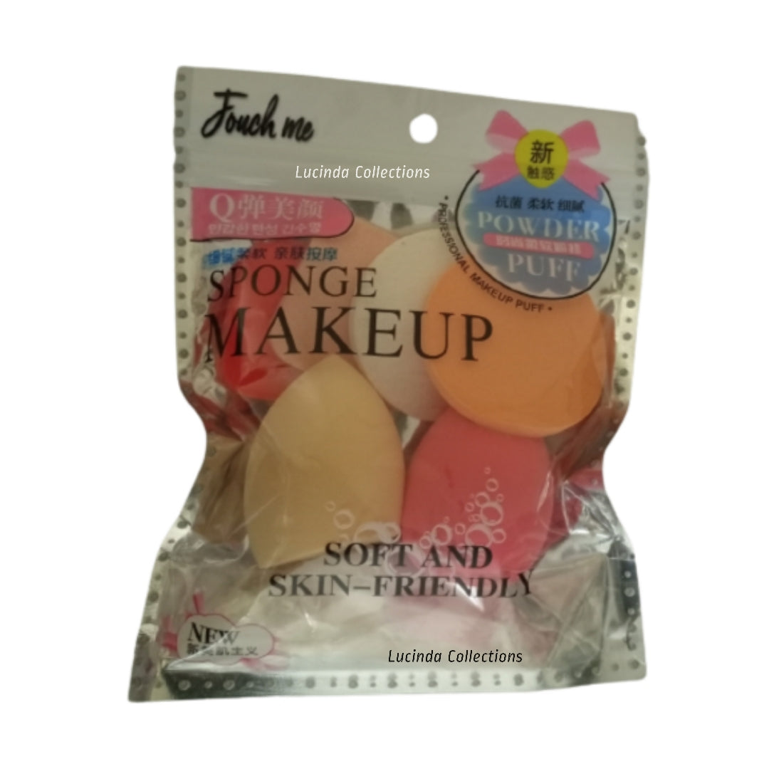 6Pcs Makeup Puff Sponge Beauty Blender Soft Powder Foundation Face Make Up Set