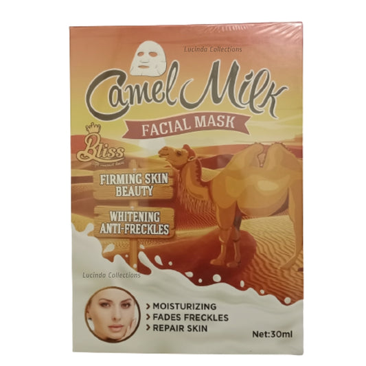 10Pcs Camel Milk Facial Mask Sheet Anti Freckle Firming Skin Deep Hydration Brightening Face Mask