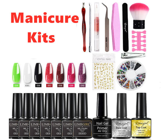 Manicure Set Nail Polish Kit Polish Set Soak Off Manicure Tools Set Gel Nail Kits