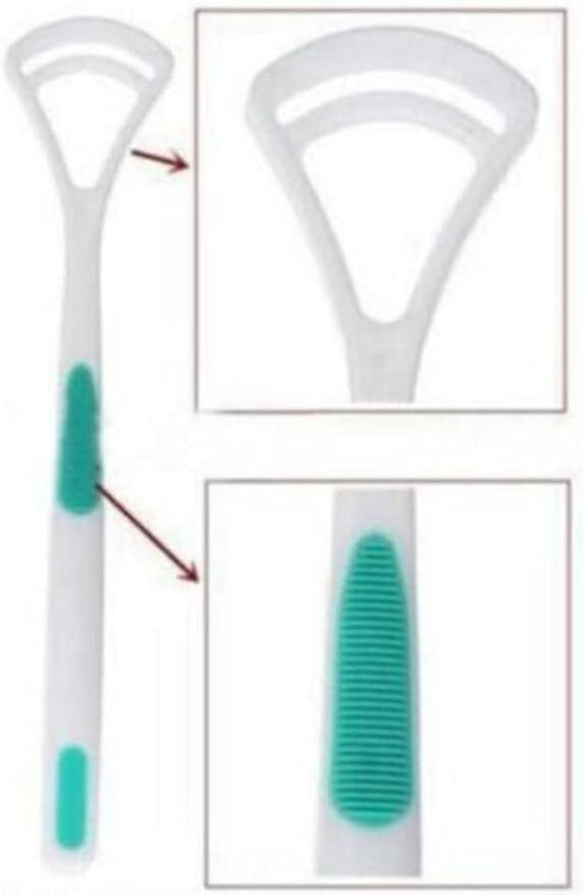1/2 Pcs Tongue scraper Cleaner, suitable for adults and children, provides healthy oral care, is easy to use, and helps combat bad breath. Travel portable cleaner coating cleaning brush - Formula