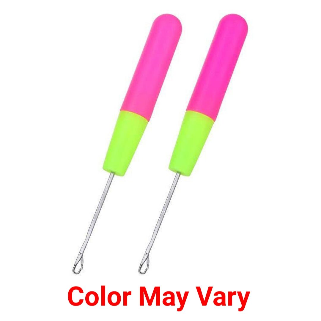 2/3/4 PCs Latch Hook Crochet Needle For Braids Hair Wig & Shaggy Mats Making Craft DIY Tool