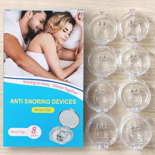 Anti Snoring Corrector Magnetic Anti Snore Stop Snoring Nose Clip Easy Breathe Improve Sleep Aid Apnea Night Device With Case