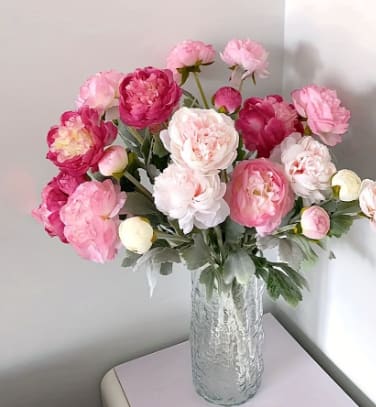 1pcs Roses artificial flowers for your flower vase JUST ONE FLOWERer - Improve your vases design and look 3, 4, or 5 pieces would fit better depending on your vases sizes