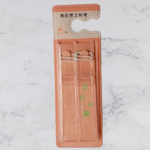 A pair Clear Bra Straps Transparent Invisible Detachable Adjustable Silicone