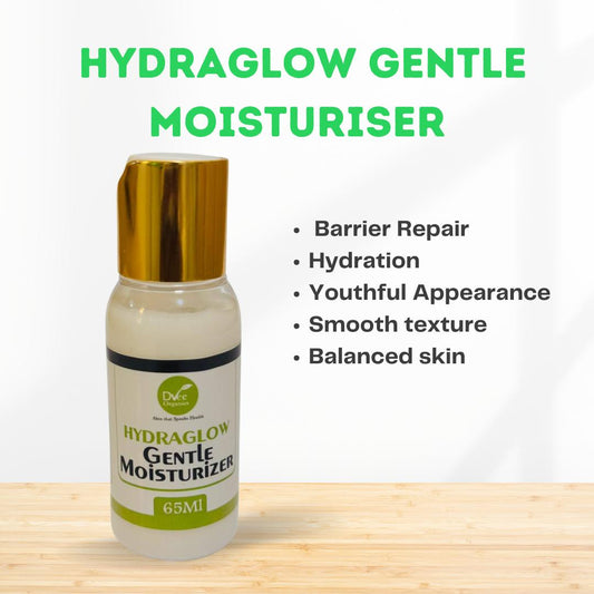 Hydraglow Gentle Moisturizer - Dvee Organics - Barrier Repair and Rejuvenating Cream/ Light Weight Suitable for Combination & Oily Skin