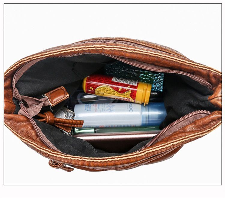 2025 New Arrivals Women's Shoulder Bag European and American Trend Retro Small Bag Casual Simple Crossbody Bag