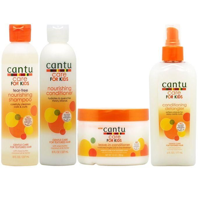Care For Kids Shampoo + Conditioner + Leave-in Conditioner + Detangler "Set" 4 In 1