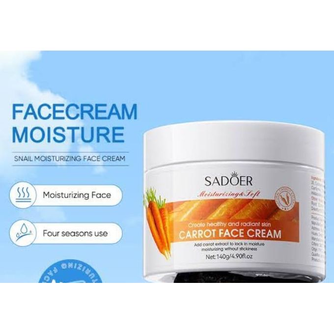 Carrot Face Cream For Moisturizing, Brightening, Anti-wrinkle Face Cream