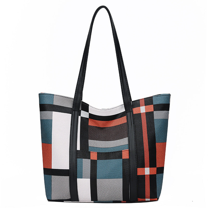 NEW ARRIVAL Grid splicing Tote Bags Women's Bags handbags