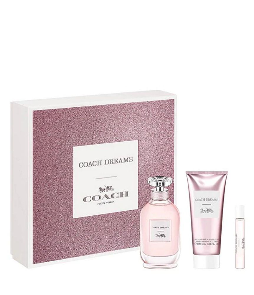Coach Dreams EDP For Women 3 Piece Gift Set with BL & Mini perfume