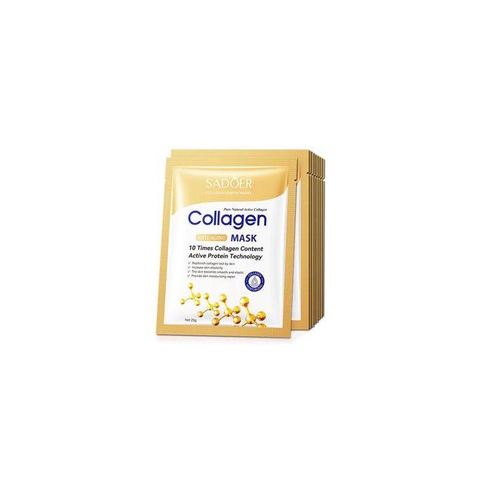 Collagen Face Mask Sheets Moisturizing, Anti-aging Repair Facial Sheet Mask