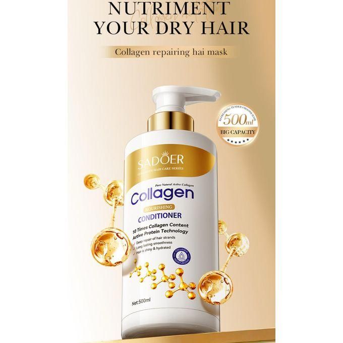 Collagen Intense Repair Hair Conditioner - Deep Repair Conditioner With Amino Acids - Intensive Hair Care For Broken Hair - Smoothing Deep...