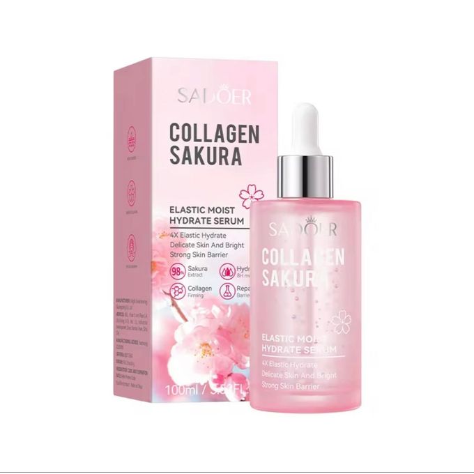 Collagen Sakura Elastic Moist Hydrate Serum – Firming, Hydrating & Radiance Boosting