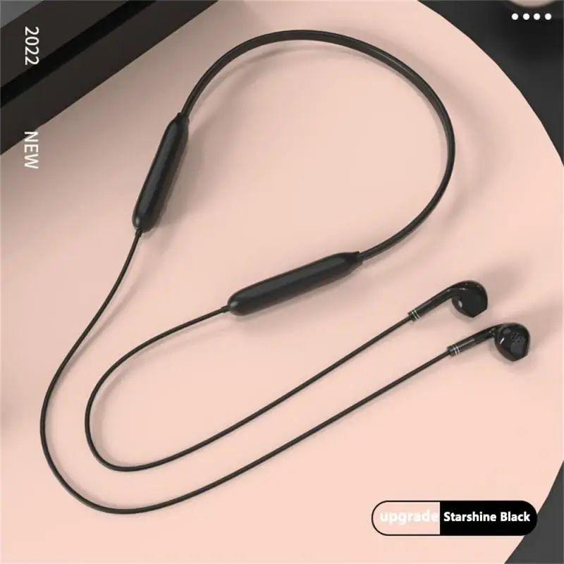 Wireless Headset Neck Hanging Stereo Earphones Noise Reduction Exercise Running Binaural Headphones 9D Sport Portable Headset