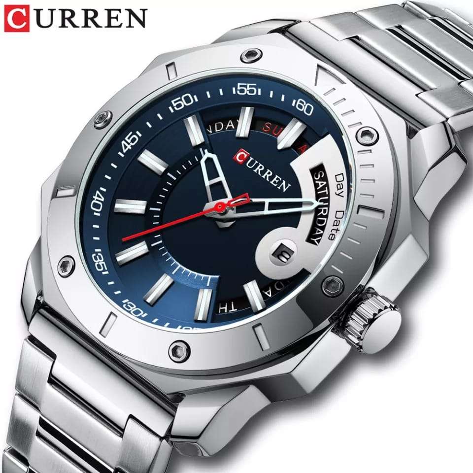 Curren Auto Date Stainless Steel Men Watches 0740 282 041