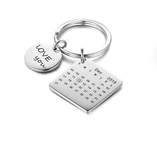 Custom Personalized Calendar Keychain-Shop 1