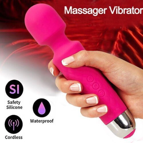 Sex Toy For Women Vibrator Magic Wand Body Massager Low pitched Adjustable Frequency Cordless deep Electric Back Massager