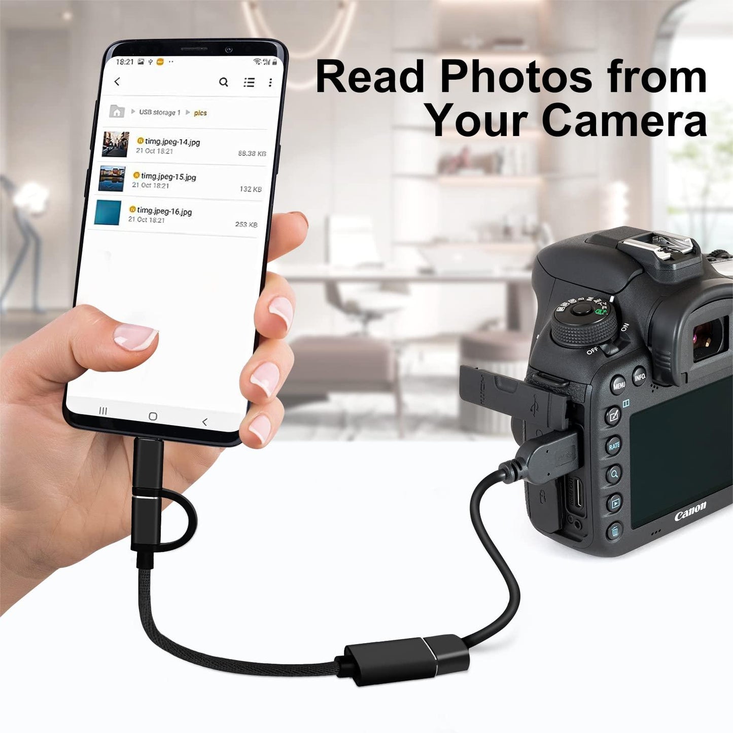 PAFEL 2 in 1 OTG USB Adapter micro usb &Type C to USB 3.0 Adapter USB Cable For Macbook pro Samsung Huawei Xiaomi USB Data Cable OTG 2 in 1 Black