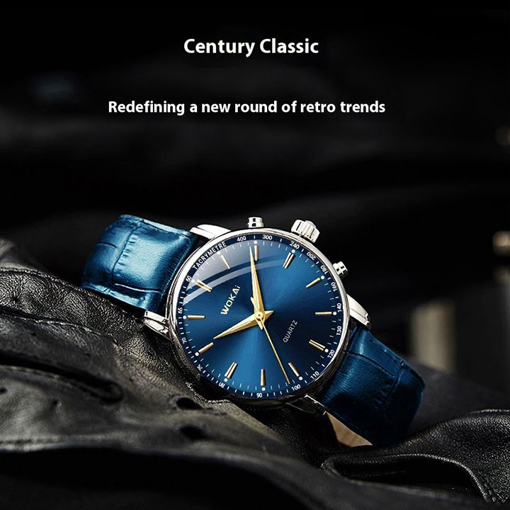 2025 Fashion Leather Watches For Men Quartz Wristwatches Sports Watch Non-Mechanical Quartz Business Watches Male Wrist Watch Leisure Belt Men's Watch Fashion Accessories