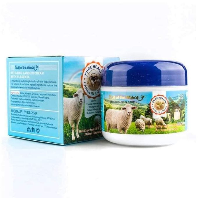 Fruit of the Wokali Pure Health Lanolin Cream Lotion With Grape Seed Oil & Vitamin E