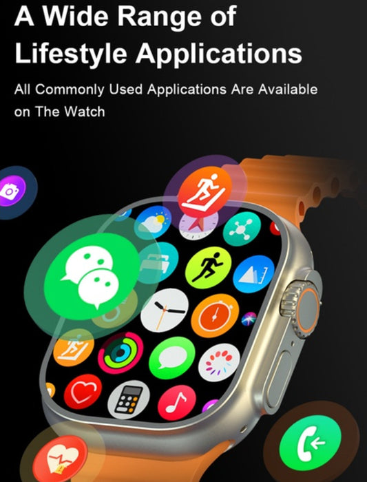 RichRipple Smart Watch T500 Ultra Men Women Series 8 Bluetooth Call Blood Oxygen Monitor Life Waterproof NFC Smartwatch For Apple IOS