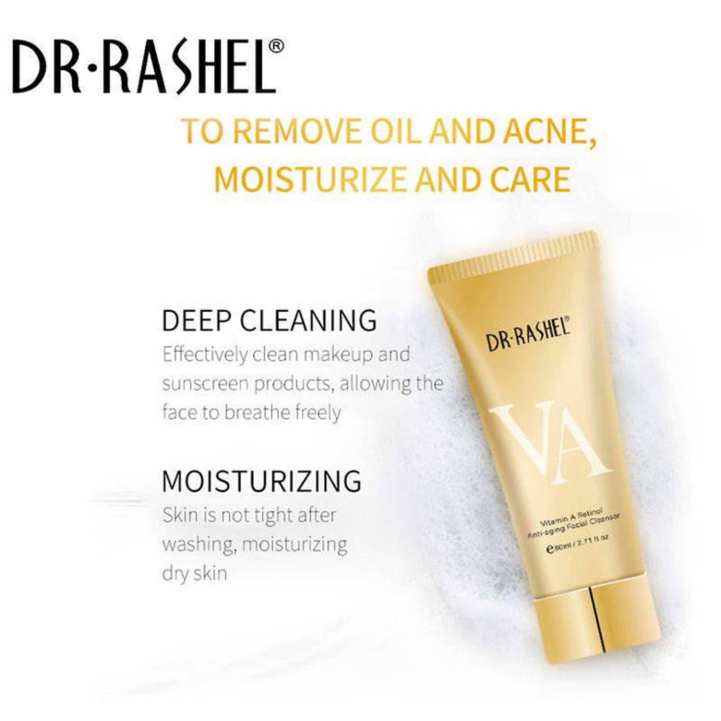 Dr. Rashel Vitamin A Retinol Anti-aging Facial Cleanser Face Wash - DR RASHEL