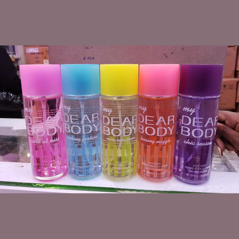 Dear Body Body Mist Collection – Long-Lasting Fragrance Sprays