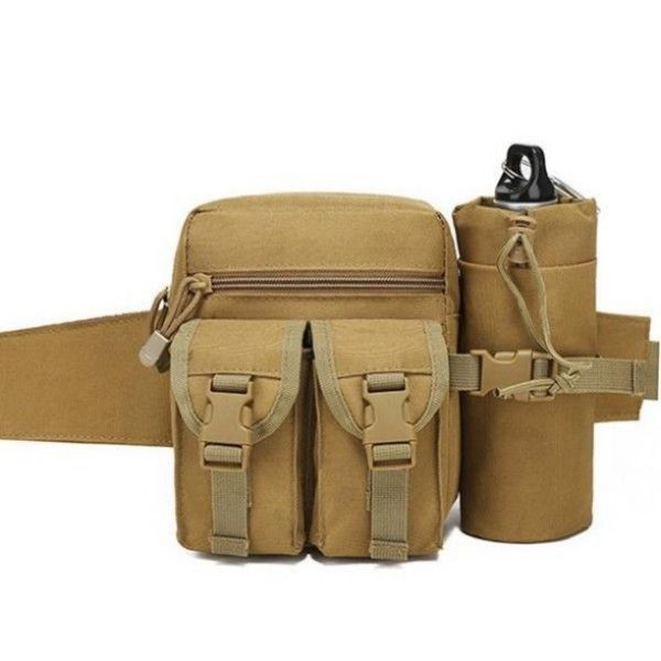 Men's Sports Running Tactical Kettle Bag Multi-Functional Mountain Riding Waist Pack