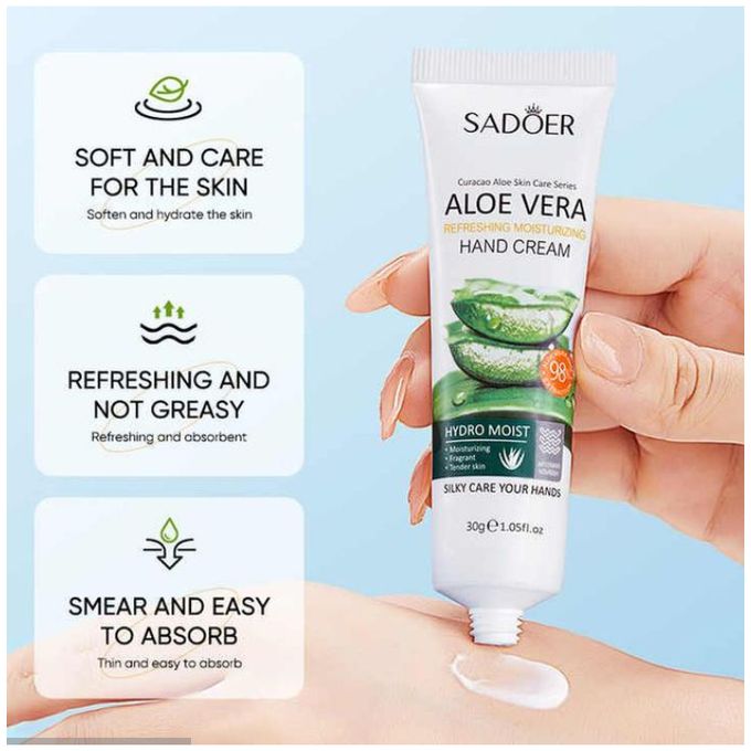 Effective Aloe Vera Hand Cream Repair Nourishing Hand Skin Care Anti Dryness Chapping And Anti Aging