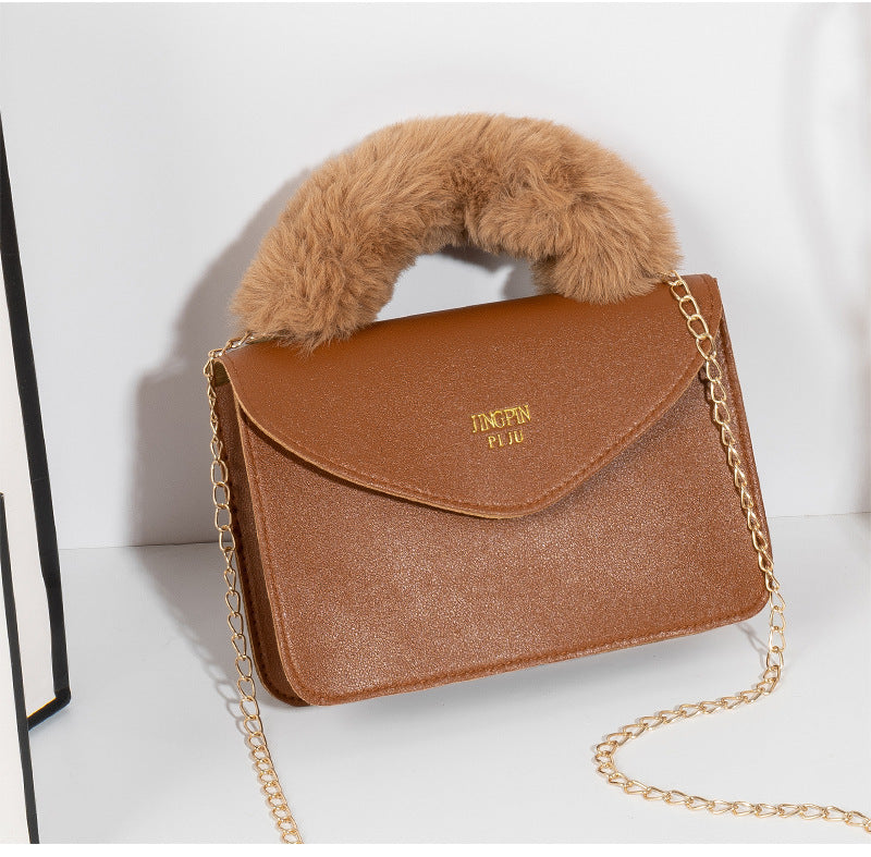 Lady handbags new arrival portable hot stamping chain small handbags leisure simple crossbody bags for women