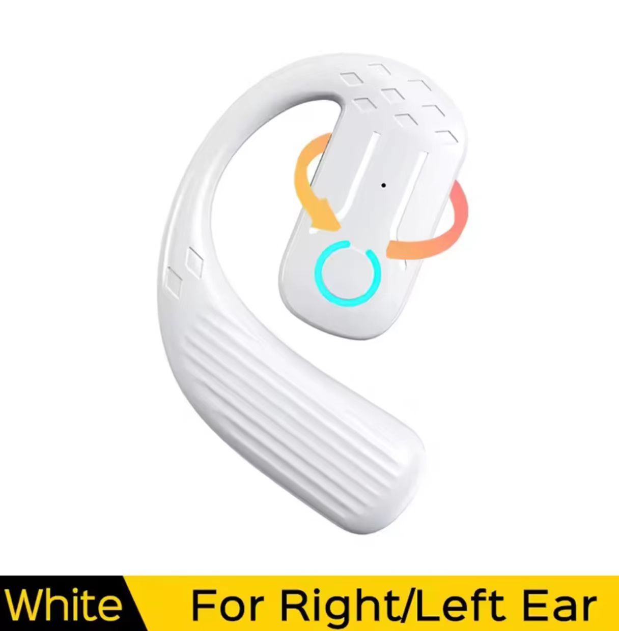 Wireless Bluetooth 5.4 Earphones 180° Rotation Ear Hook Hifi Stereo With Mic HD Call Open Single Ear Headset Sports Earphones For Phones